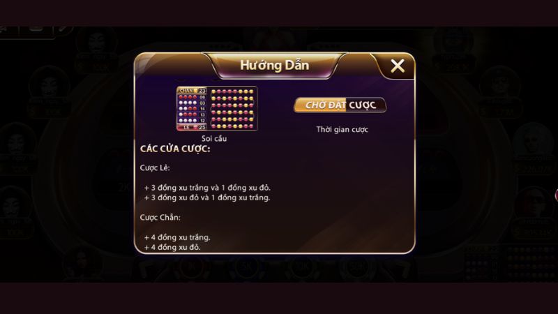 Quan sát linh vật Long – Lân – Quy – Phụng xuất hiện trên bàn chơi 